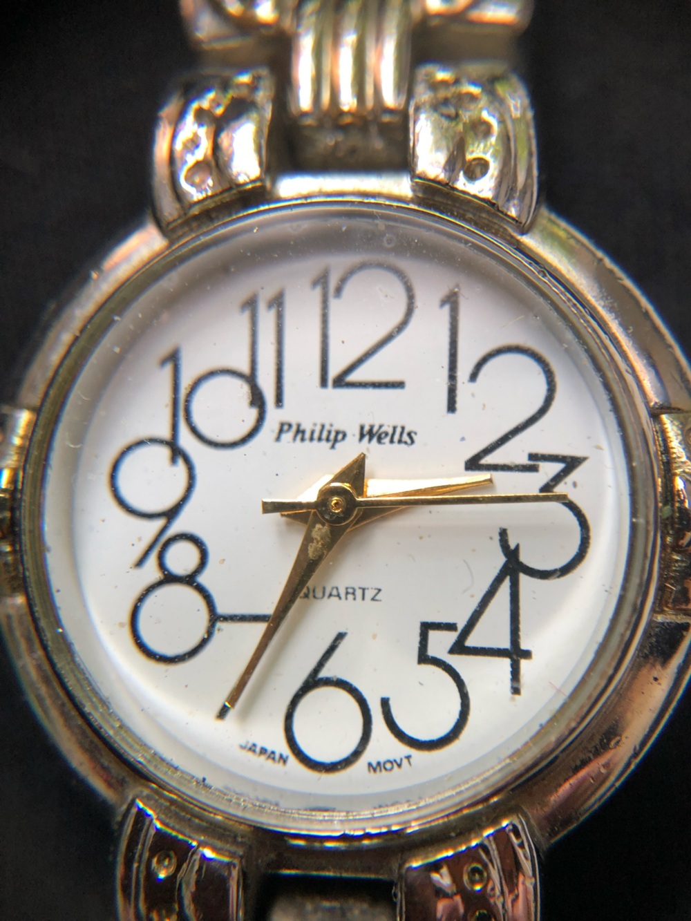 Vintage Philip Wells Two Toned Silver and Gold Watch - Picture 8 of 8